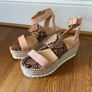 Crown Vintage Platform Espadrille Sandal Size 7.5